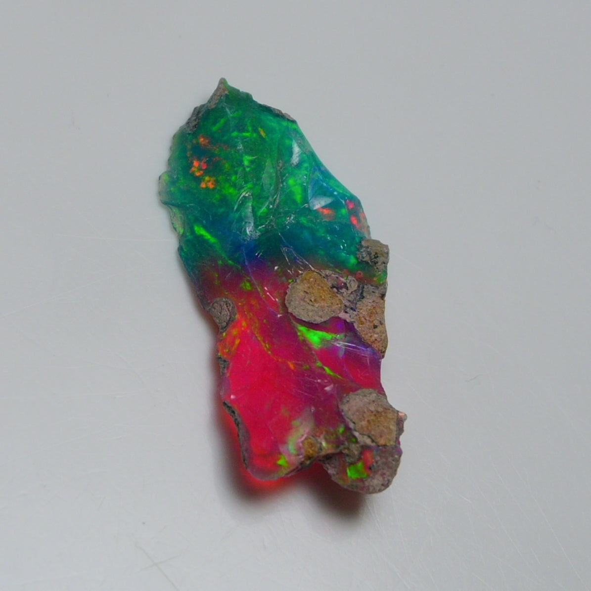 Very Rare Bi-Color Opal Rough 6.55 Cts Natural Ethiopian Opal Raw Jewelry Grade