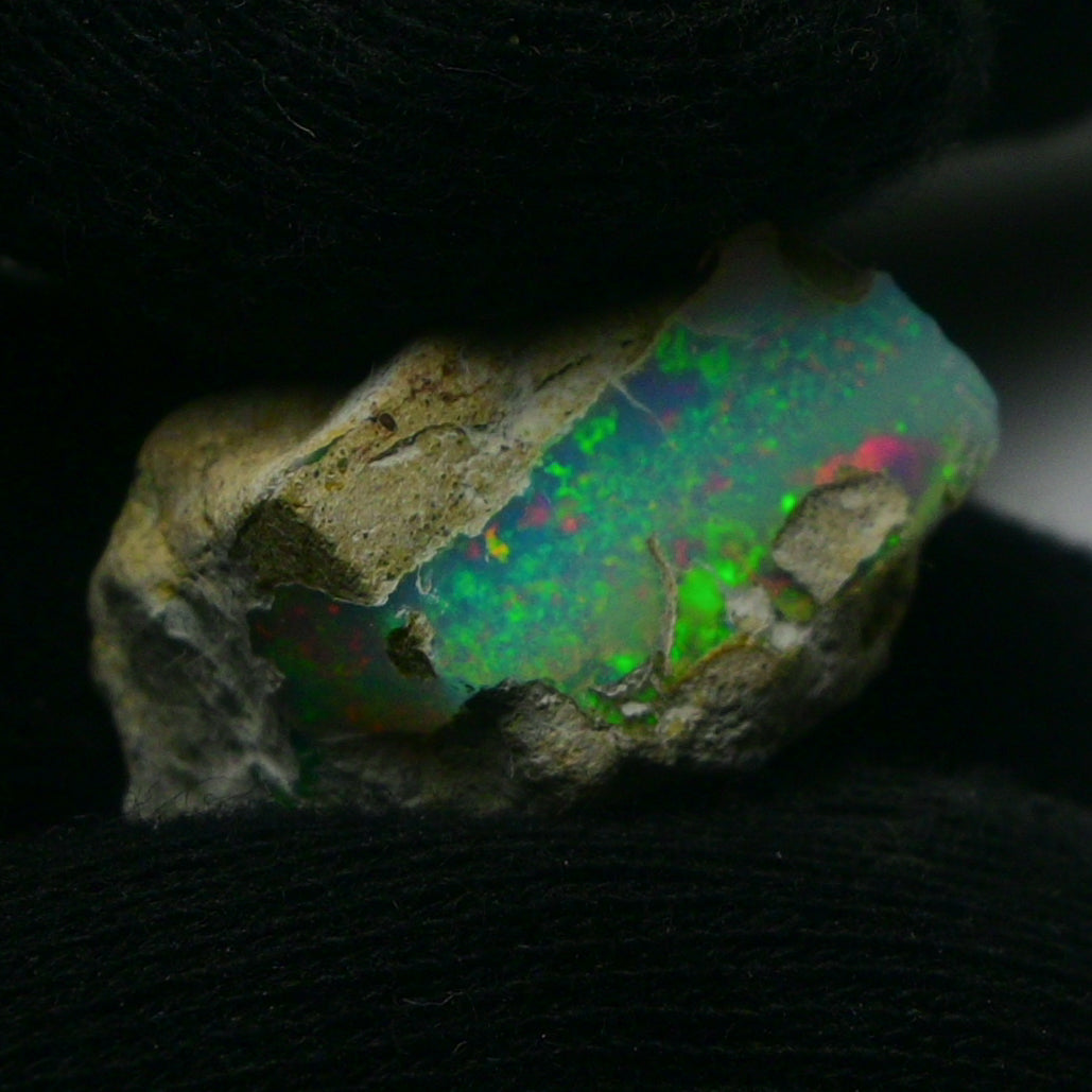 White Opal 15.40 Carats | Natural White Ethiopian Opal Rough - Ready for Cutting & Jewelry!