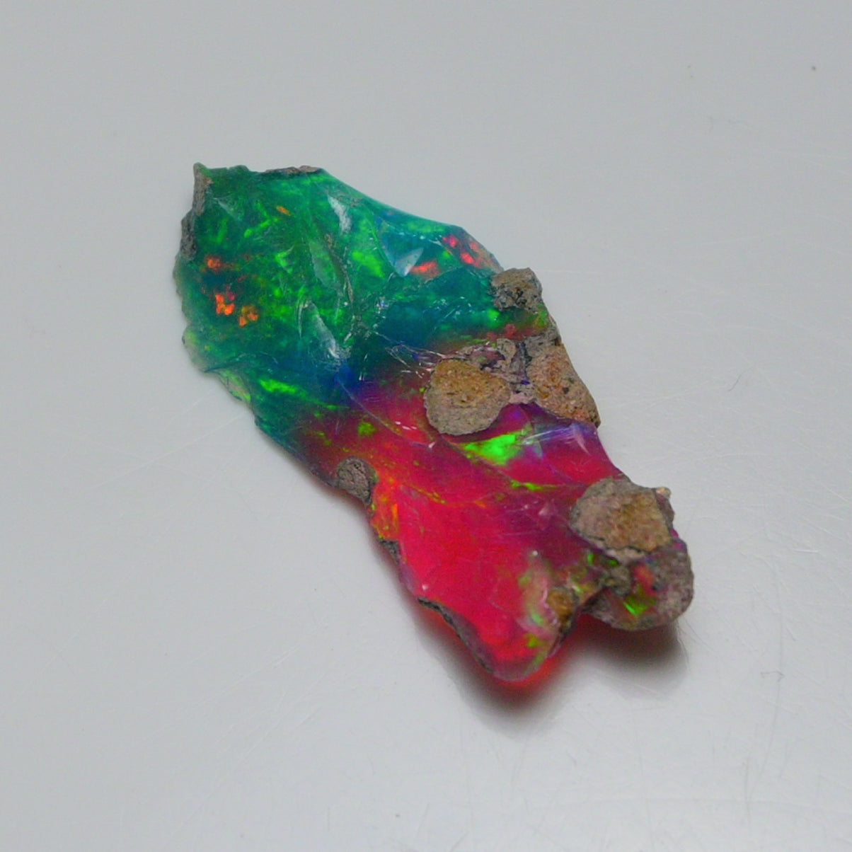 Very Rare Bi-Color Opal Rough 6.55 Cts Natural Ethiopian Opal Raw Jewelry Grade