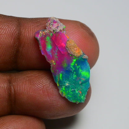 Very Rare Bi-Color Opal Rough 6.55 Cts Natural Ethiopian Opal Raw Jewelry Grade