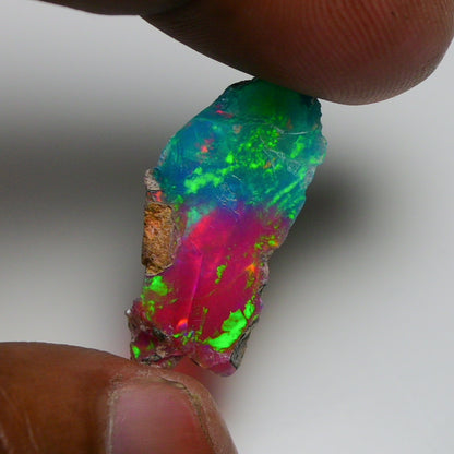 Very Rare Bi-Color Opal Rough 6.55 Cts Natural Ethiopian Opal Raw Jewelry Grade
