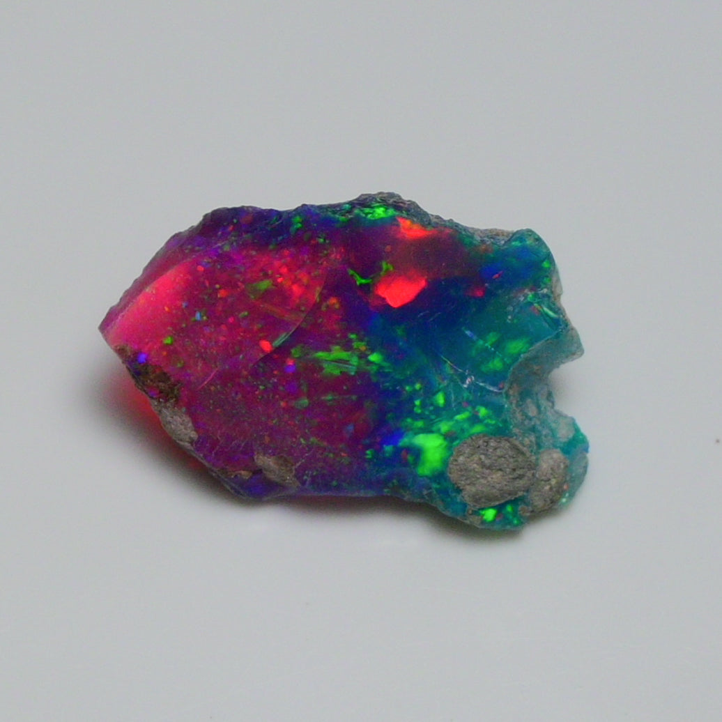 Very Rare Bi-Color Opal Rough 6.35 Cts Natural Ethiopian Opal Raw Jewelry Grade