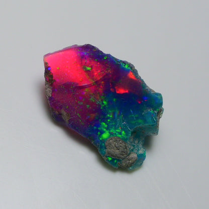 Very Rare Bi-Color Opal Rough 6.35 Cts Natural Ethiopian Opal Raw Jewelry Grade
