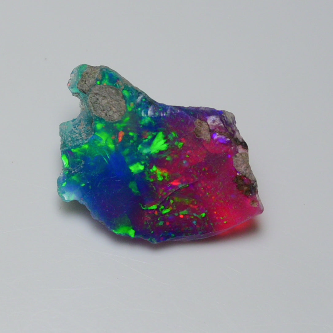 Very Rare Bi-Color Opal Rough 6.35 Cts Natural Ethiopian Opal Raw Jewelry Grade