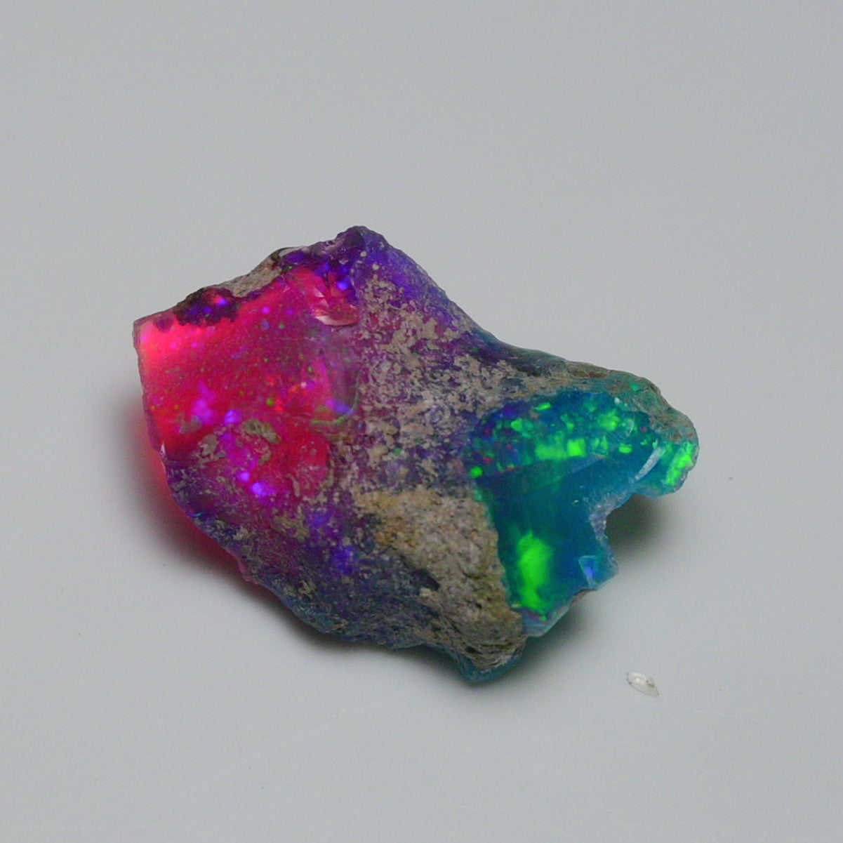 Very Rare Bi-Color Opal Rough 6.35 Cts Natural Ethiopian Opal Raw Jewelry Grade