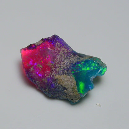 Very Rare Bi-Color Opal Rough 6.35 Cts Natural Ethiopian Opal Raw Jewelry Grade