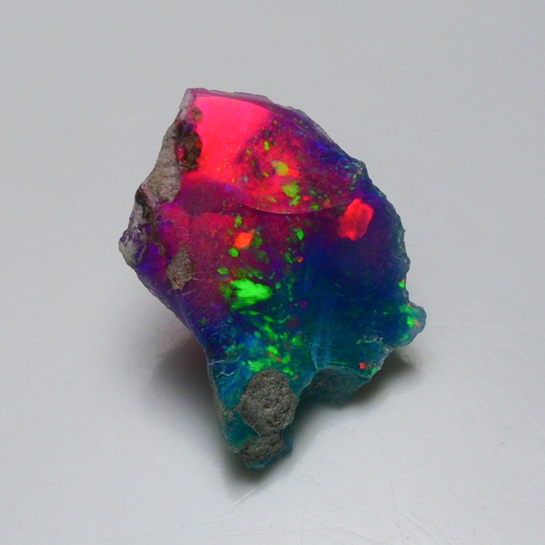 Very Rare Bi-Color Opal Rough 6.35 Cts Natural Ethiopian Opal Raw Jewelry Grade