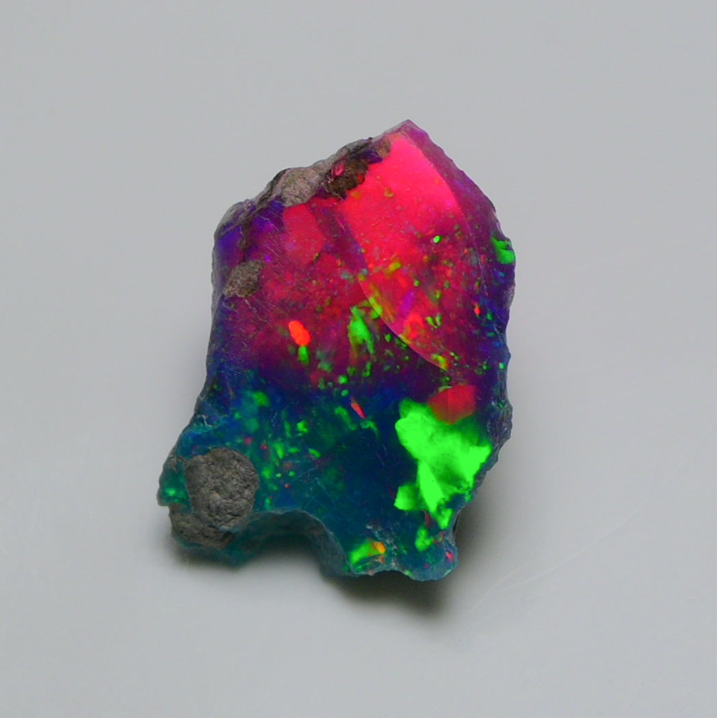 Very Rare Bi-Color Opal Rough 6.35 Cts Natural Ethiopian Opal Raw Jewelry Grade