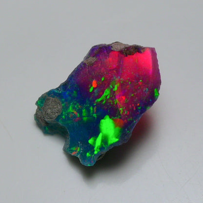 Very Rare Bi-Color Opal Rough 6.35 Cts Natural Ethiopian Opal Raw Jewelry Grade
