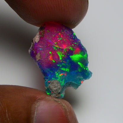 Very Rare Bi-Color Opal Rough 6.35 Cts Natural Ethiopian Opal Raw Jewelry Grade
