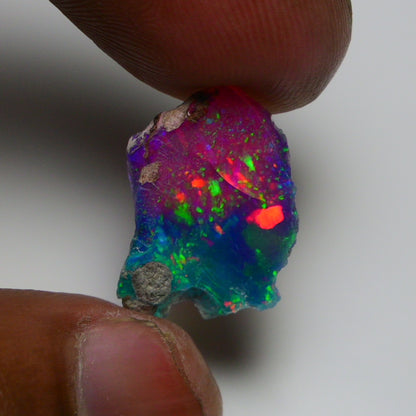 Very Rare Bi-Color Opal Rough 6.35 Cts Natural Ethiopian Opal Raw Jewelry Grade