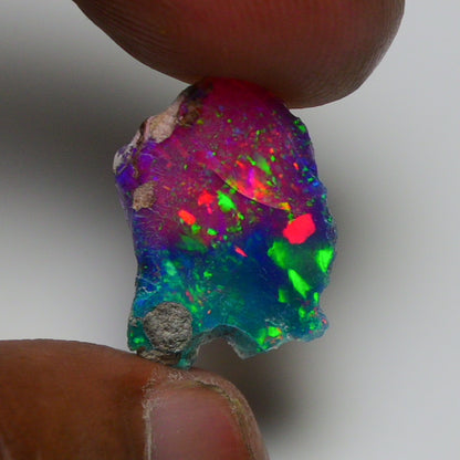 Very Rare Bi-Color Opal Rough 6.35 Cts Natural Ethiopian Opal Raw Jewelry Grade