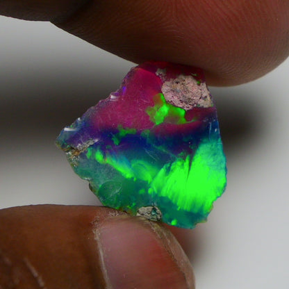 Very Rare Bi-Color Opal Rough 4.90 Cts Natural Ethiopian Opal Raw Jewelry Grade
