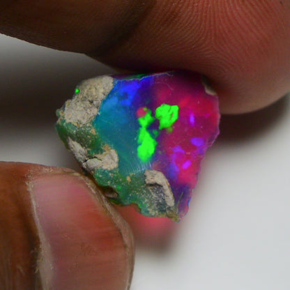 Very Rare Bi-Color Opal Rough 4.90 Cts Natural Ethiopian Opal Raw Jewelry Grade