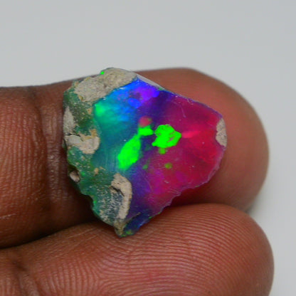 Very Rare Bi-Color Opal Rough 4.90 Cts Natural Ethiopian Opal Raw Jewelry Grade