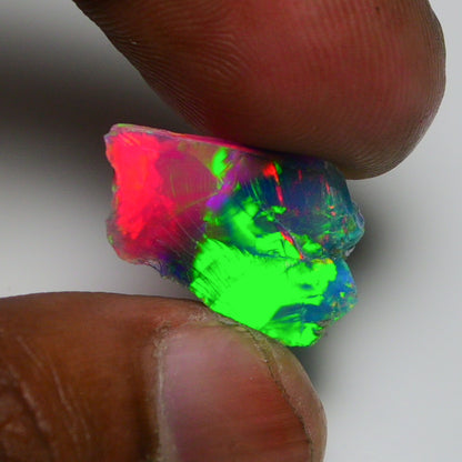 Very Rare Bi-Color Opal Rough 5.00 Cts Natural Ethiopian Opal Raw Jewelry Grade