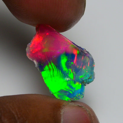 Very Rare Bi-Color Opal Rough 5.00 Cts Natural Ethiopian Opal Raw Jewelry Grade