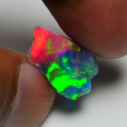 Very Rare Bi-Color Opal Rough 5.00 Cts Natural Ethiopian Opal Raw Jewelry Grade