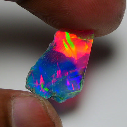 Very Rare Bi-Color Opal Rough 5.00 Cts Natural Ethiopian Opal Raw Jewelry Grade