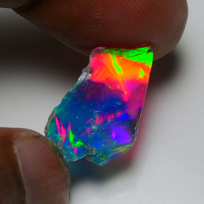 Very Rare Bi-Color Opal Rough 5.00 Cts Natural Ethiopian Opal Raw Jewelry Grade