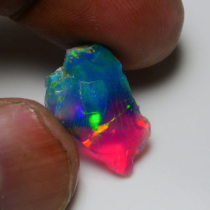 Very Rare Bi-Color Opal Rough 5.00 Cts Natural Ethiopian Opal Raw Jewelry Grade