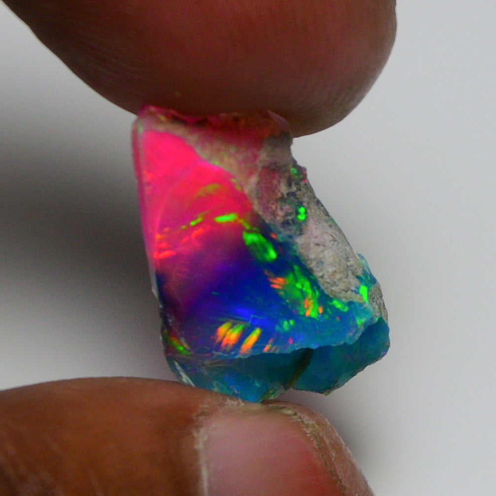 Very Rare Bi-Color Opal Rough 5.00 Cts Natural Ethiopian Opal Raw Jewelry Grade