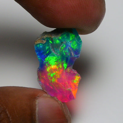 Very Rare Bi-Color Opal Rough 5.00 Cts Natural Ethiopian Opal Raw Jewelry Grade