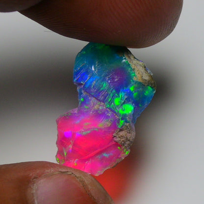 Very Rare Bi-Color Opal Rough 5.00 Cts Natural Ethiopian Opal Raw Jewelry Grade