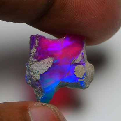 Very Rare Bi-Color Opal Rough 6.10 Cts Natural Ethiopian Opal Raw Jewelry Grade
