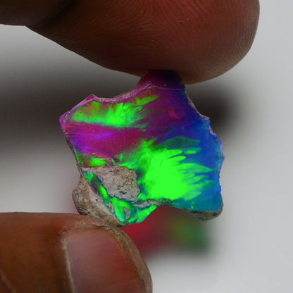 Very Rare Bi-Color Opal Rough 6.10 Cts Natural Ethiopian Opal Raw Jewelry Grade