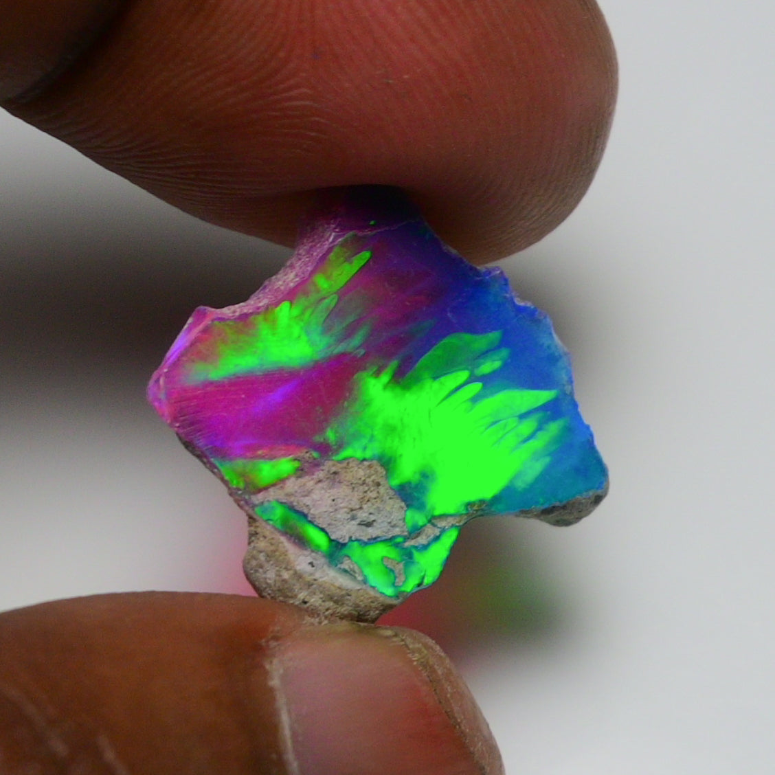 Very Rare Bi-Color Opal Rough 6.10 Cts Natural Ethiopian Opal Raw Jewelry Grade