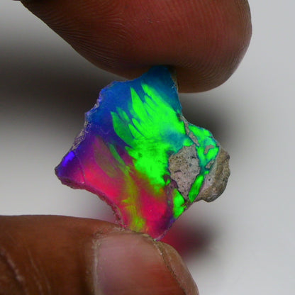 Very Rare Bi-Color Opal Rough 6.10 Cts Natural Ethiopian Opal Raw Jewelry Grade