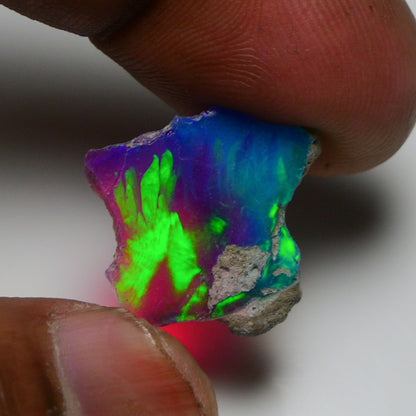 Very Rare Bi-Color Opal Rough 6.10 Cts Natural Ethiopian Opal Raw Jewelry Grade