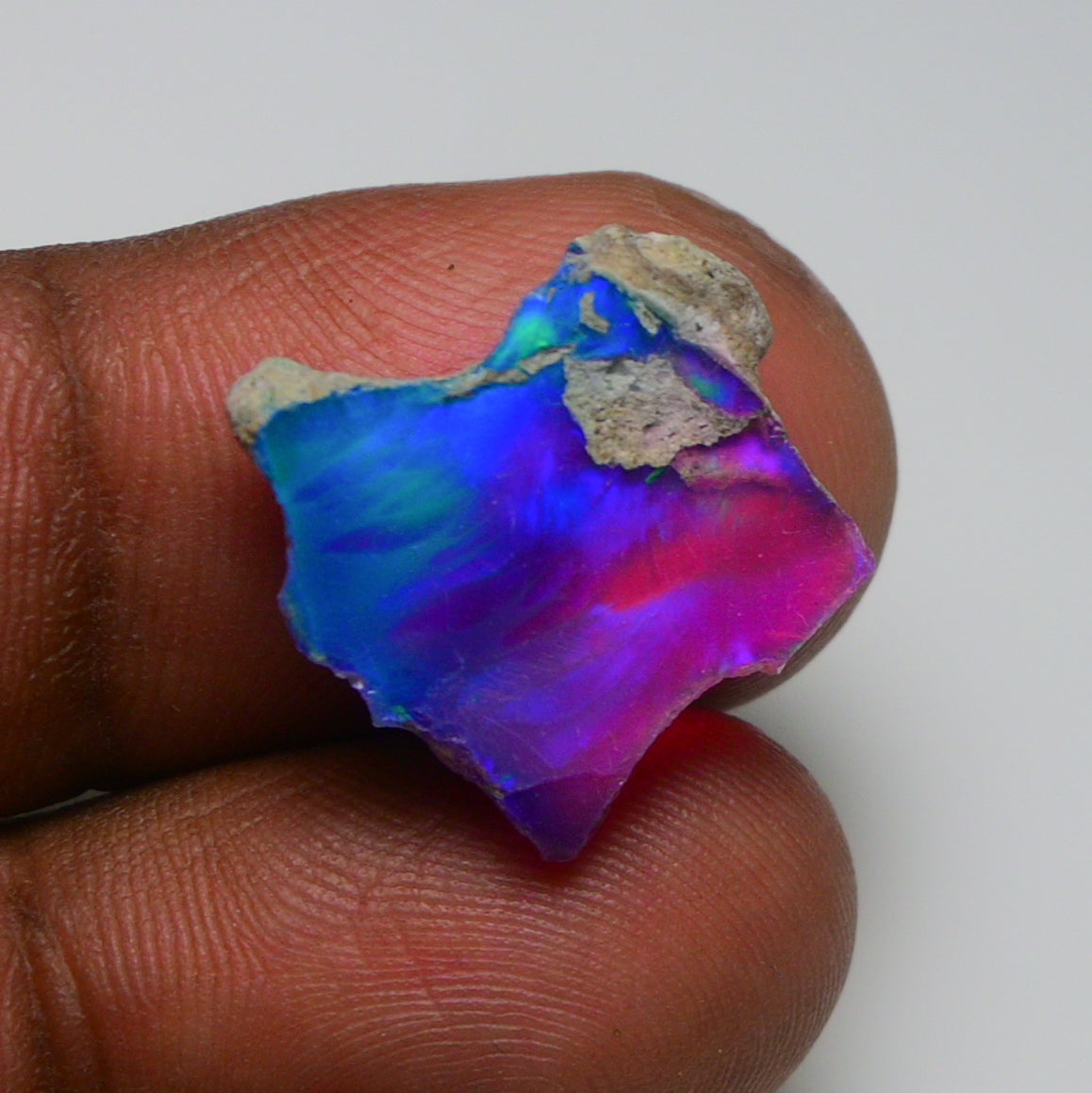 Very Rare Bi-Color Opal Rough 6.10 Cts Natural Ethiopian Opal Raw Jewelry Grade