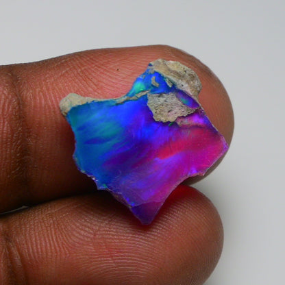 Very Rare Bi-Color Opal Rough 6.10 Cts Natural Ethiopian Opal Raw Jewelry Grade