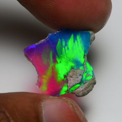 Very Rare Bi-Color Opal Rough 6.10 Cts Natural Ethiopian Opal Raw Jewelry Grade