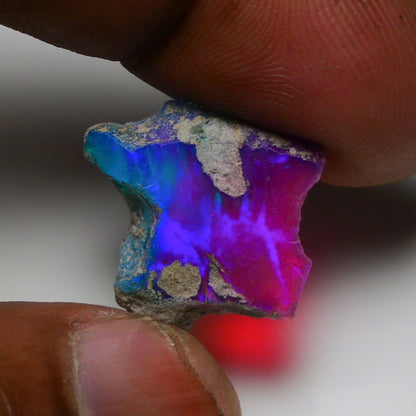 Very Rare Bi-Color Opal Rough 6.10 Cts Natural Ethiopian Opal Raw Jewelry Grade