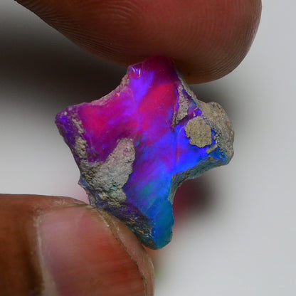 Very Rare Bi-Color Opal Rough 6.10 Cts Natural Ethiopian Opal Raw Jewelry Grade