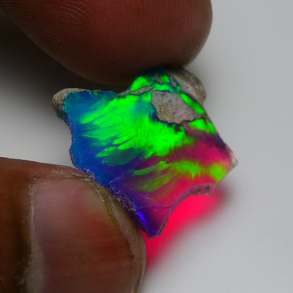 Very Rare Bi-Color Opal Rough 6.10 Cts Natural Ethiopian Opal Raw Jewelry Grade