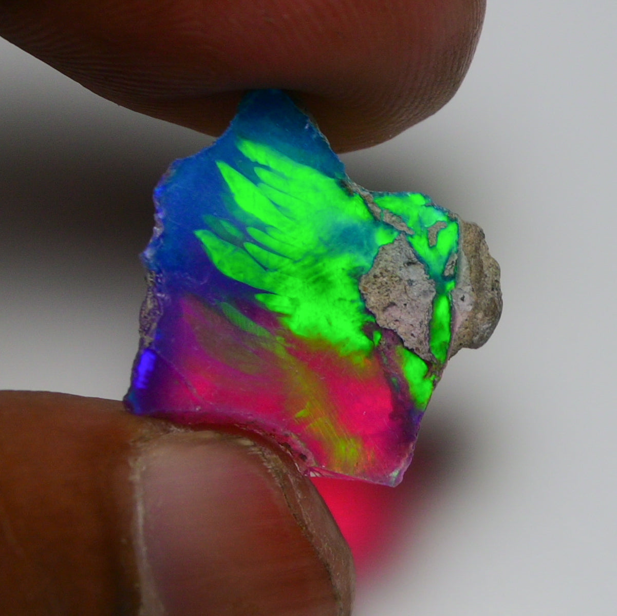 Very Rare Bi-Color Opal Rough 6.10 Cts Natural Ethiopian Opal Raw Jewelry Grade