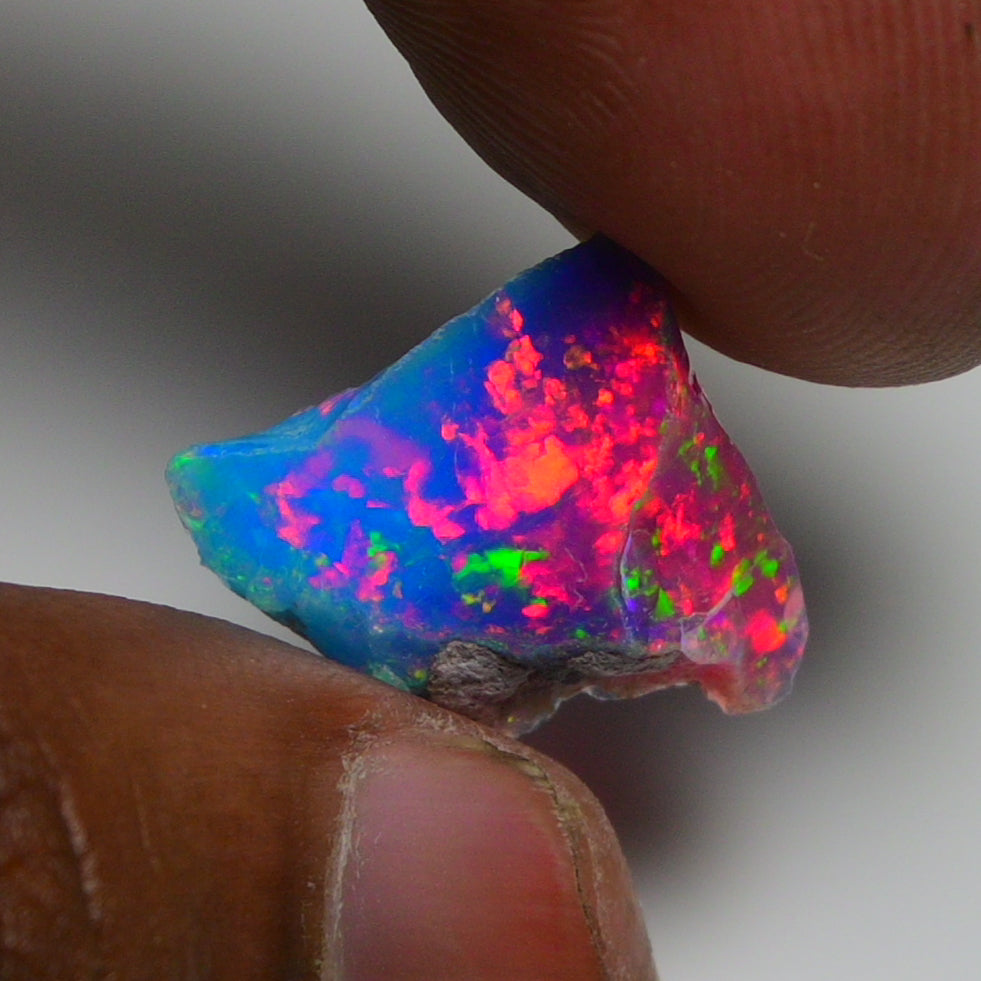 Very Rare Bi-Color Opal Rough 4.70 Cts Natural Ethiopian Opal Raw Jewelry Grade