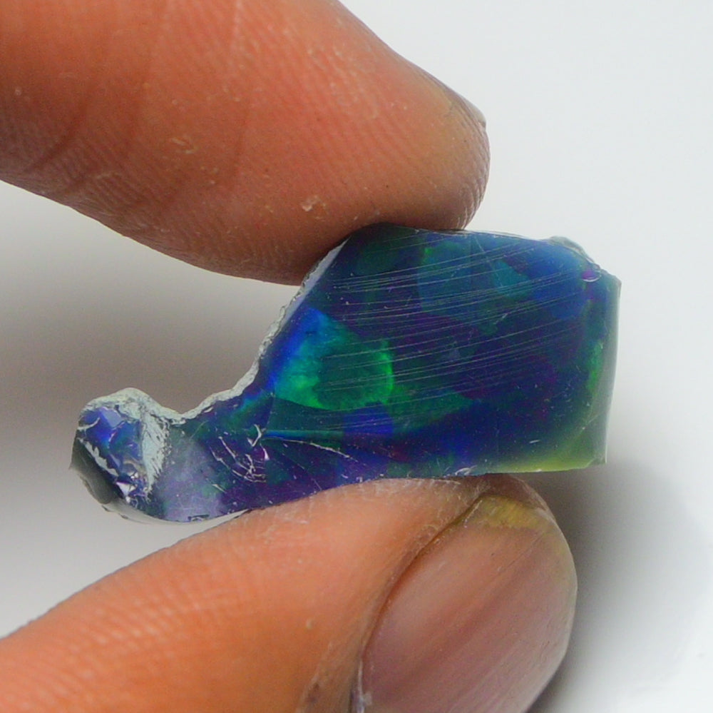 Black Opal Rough 6.30 Carats | Natural Ethiopian Opal Rough - Ready for Cutting & Jewelry | AAA Grade Opal Raw