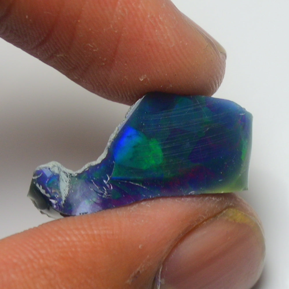 Black Opal Rough 6.30 Carats | Natural Ethiopian Opal Rough - Ready for Cutting & Jewelry | AAA Grade Opal Raw
