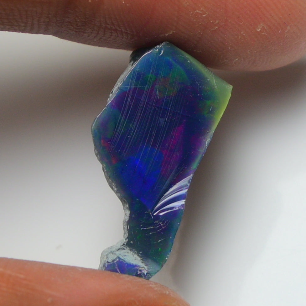 Black Opal Rough 6.30 Carats | Natural Ethiopian Opal Rough - Ready for Cutting & Jewelry | AAA Grade Opal Raw