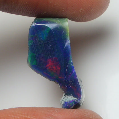 Black Opal Rough 6.30 Carats | Natural Ethiopian Opal Rough - Ready for Cutting & Jewelry | AAA Grade Opal Raw