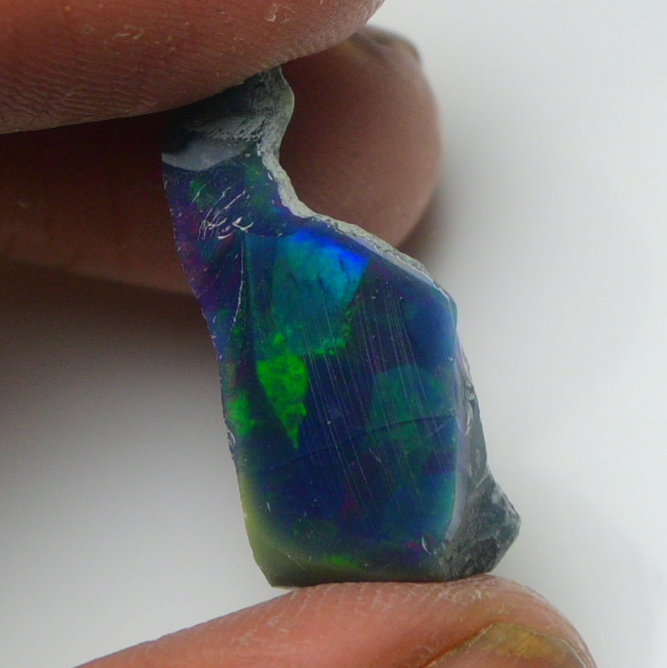 Black Opal Rough 6.30 Carats | Natural Ethiopian Opal Rough - Ready for Cutting & Jewelry | AAA Grade Opal Raw
