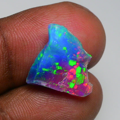 Very Rare Bi-Color Opal Rough 4.70 Cts Natural Ethiopian Opal Raw Jewelry Grade