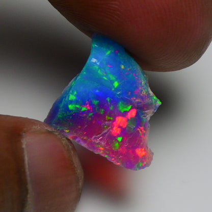 Very Rare Bi-Color Opal Rough 4.70 Cts Natural Ethiopian Opal Raw Jewelry Grade