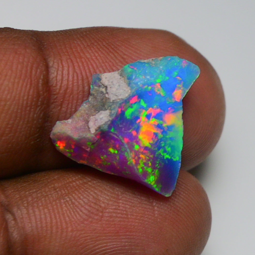 Very Rare Bi-Color Opal Rough 4.70 Cts Natural Ethiopian Opal Raw Jewelry Grade