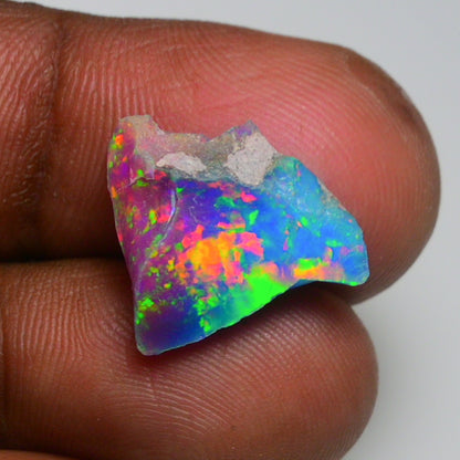 Very Rare Bi-Color Opal Rough 4.70 Cts Natural Ethiopian Opal Raw Jewelry Grade